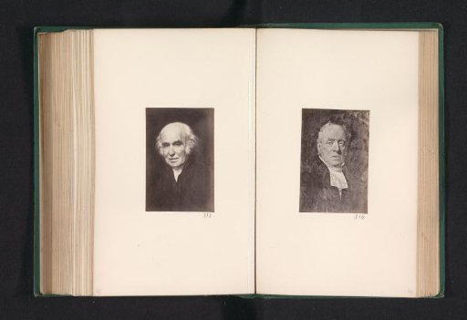 Photographic reproduction of a painting, representing a portrait of John Burns