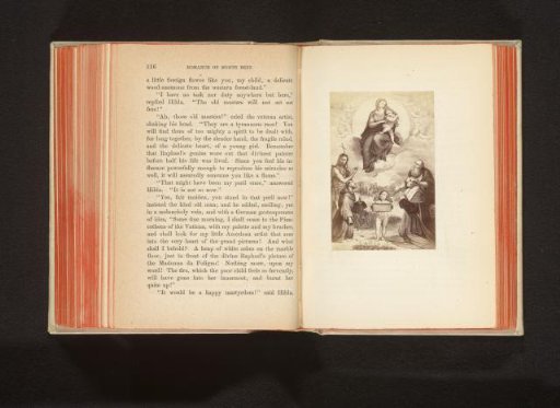 Photographic reproduction of a print after the Madonna di Foligno by Raphael