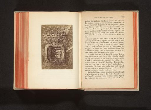 Photoreproduction of a drawing of a theater in Rome