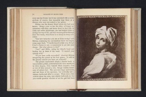 Photographic Reproduction of a Portrait of Beatrice Cenci by Guido Reni or Elisabetta Sirani