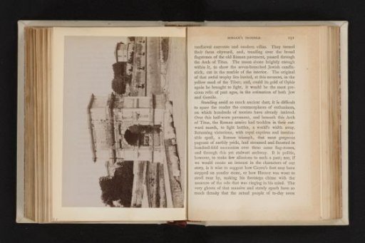 Gezicht op de Boog van Titus in Rome