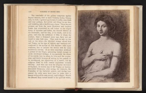 Photographic reproduction of a drawing after La Fornarina by Raphael