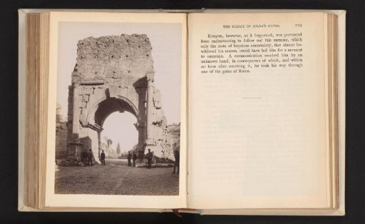 View of an Old City Gate in Rome