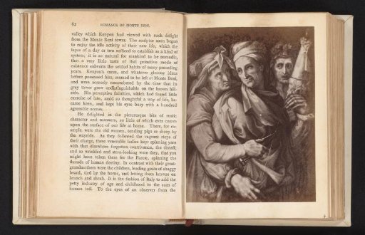 Photographic reproduction of an engraving with three persons, the foremost holding pincers