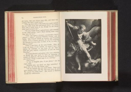 Photographic Reproduction of a Painting Depicting the Archangel Michael Trampling Satan