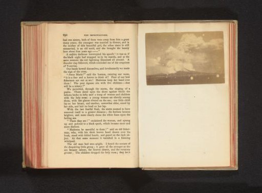 View of an eruption of Vesuvius