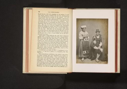 Portrait of a man and a woman in costume