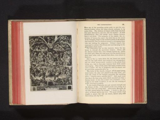 Photographic reproduction of a fresco depicting the Last Judgment