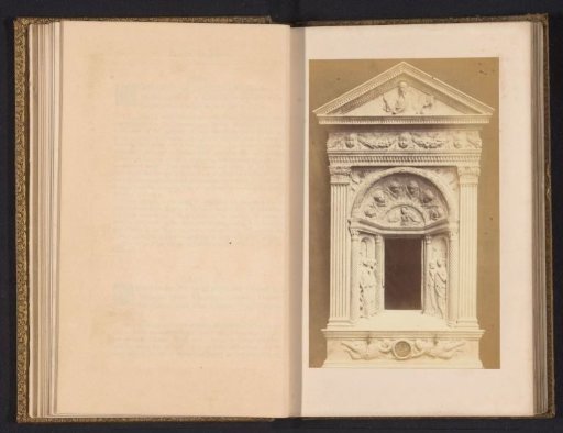 Tabernacle Decorated with Pilasters and Cherubs, Attributed to Desiderio da Settignano