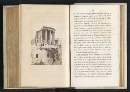 Ruin of the Temple of Vesta in Tivoli