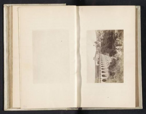 View of Ariccia, with an aqueduct in the foreground