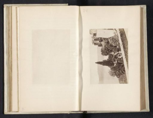 View of a slope along a lake (presumably) in Italy