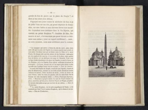 Flaminian Obelisk on the Piazza del Popolo in Rome
