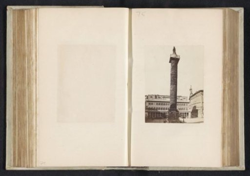 Column of Marcus Aurelius on the Piazza Colonna in Rome