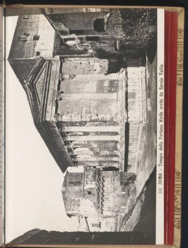 Exterior of the Temple of Portunus in Rome