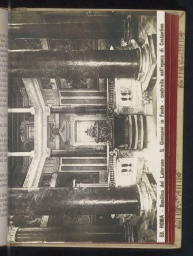 Interior of the Lateran Baptistery in Rome