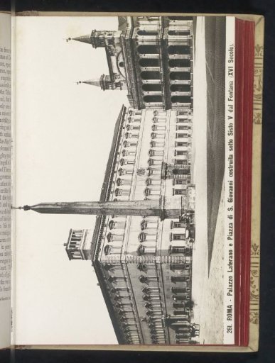View of the Piazza di San Giovanni in Laterano in Rome