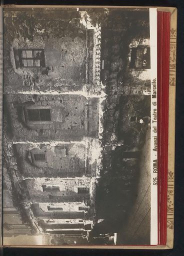 Facade of the Theatre of Marcellus in Rome