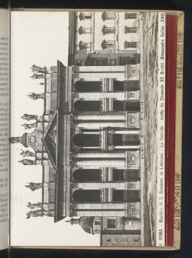 Front facade of St. John Lateran in Rome