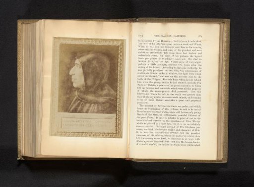 Photographic reproduction of a painting, depicting a portrait of Girolamo Savonarola
