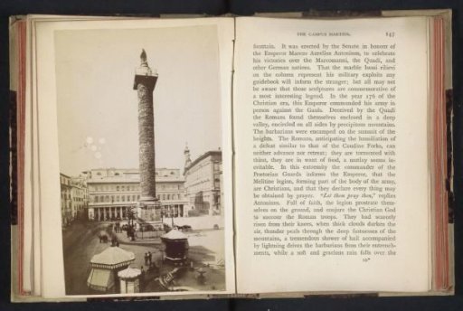 Column of Marcus Aurelius on the Campus Martius in Rome