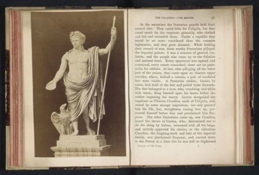 Sculpture of Emperor Claudius I in the Vatican Museums in Vatican City