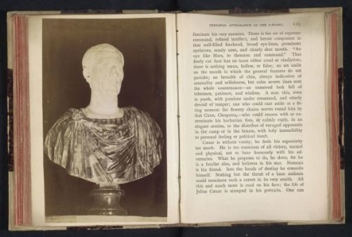 Portrait bust of Julius Caesar in the Capitoline Museums in Rome