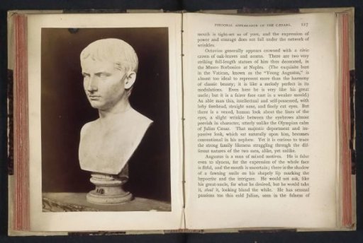 Portrait bust of a young Augustus in the Vatican Museums in Vatican City
