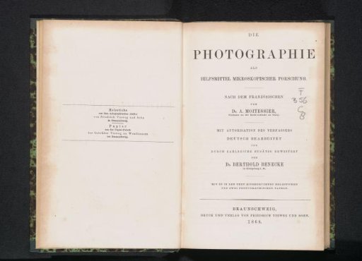 Photography as an aid to microscopic research