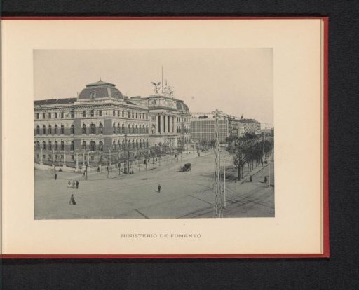 View of a ministry in the Palacio de Fomento in Madrid