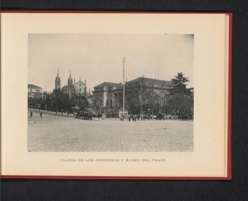 View of San Jerónimo el Real and the Museo Nacional del Prado in Madrid