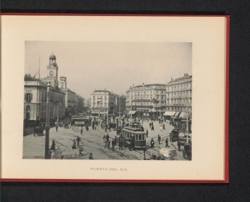View of the Puerta del Sol in Madrid