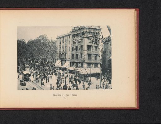 View of La Rambla in Barcelona