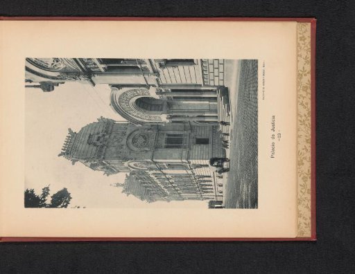 View of the Palacio de Justicia in Barcelona