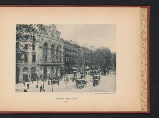 View of La Rambla in Barcelona