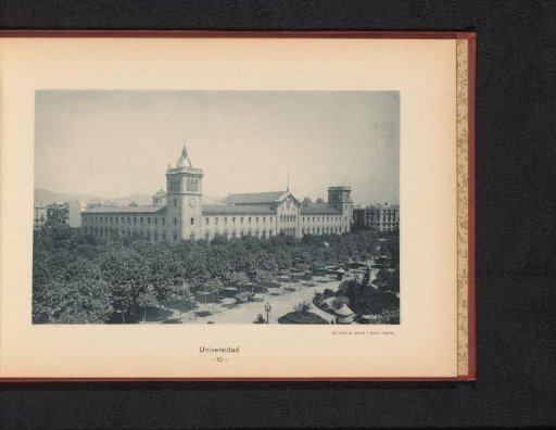 View of a university building in Barcelona