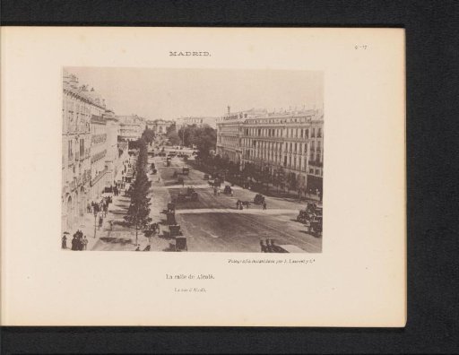 View of the Calle de Alcalá in Madrid