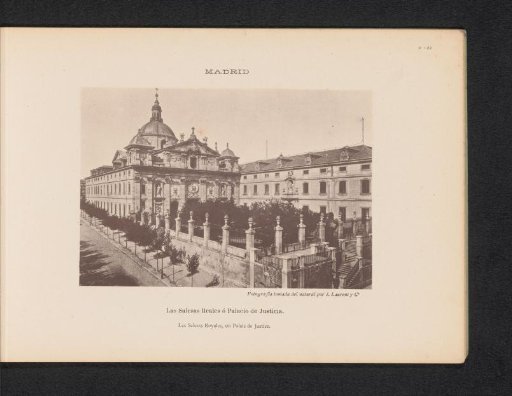 View of the Convento de las Salesas Reales in Madrid