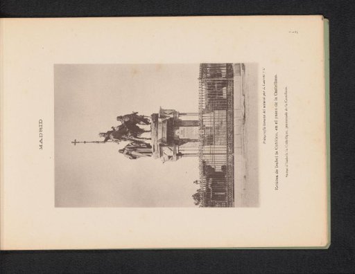 Statue of Isabella I the Catholic on the Paseo de la Castellana in Madrid