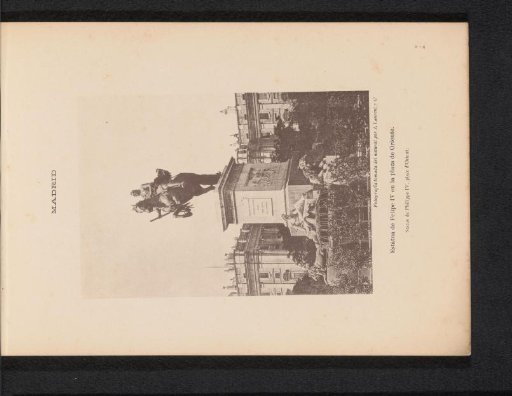Equestrian statue of Philip IV of Spain on the Plaza de Oriente in Madrid