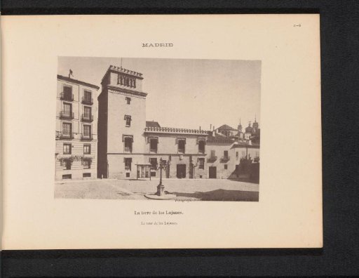 View of the Torre de los Lujanes in Madrid