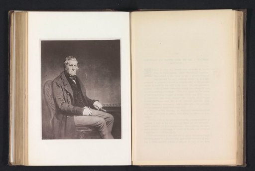Photographic reproduction of a portrait of David Cox by John Watson Gordon