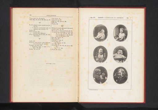 Six portraits of unknown children showing grief and weeping