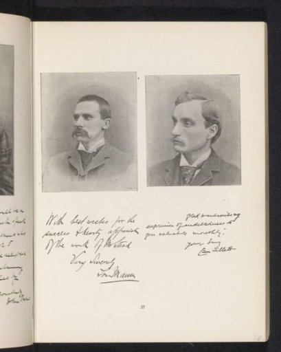 Two portraits of Ben Tillett and Tom Mann