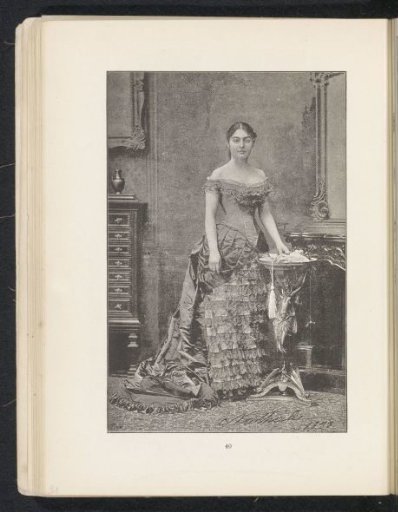 Portrait of Queen Natalija of Serbia
