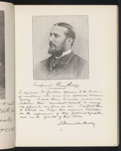 Portrait of John Henniker Heaton