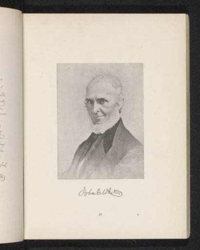 Portrait of John Greenleaf Whittier