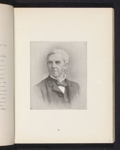 Portrait of Oliver Wendell Holmes, Sr.