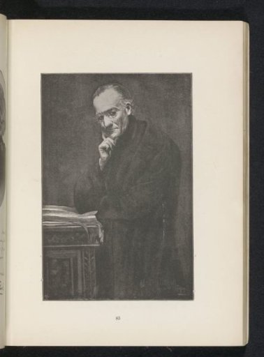 Photographic reproduction of a painting depicting a portrait of Anton Anderledy