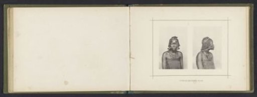 Two portraits of a woman from Quiçama
